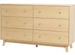 Succebuy Cassettiera In Legno Con 6 Cassetti, Guide E Protezione Antiribaltamento