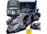Lolex | Auto Sportiva Rc - 1:12 - Grigio - Con Luci Led - Alta Manovrabilità - Regalo Perfetto