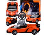 Lolex | Auto Sportiva Rc - 1:16 - Arancione - Con Luci E Suoni Led - Perfetto Per I Bambini!