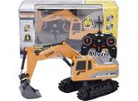 Lolex | Escavatore Rc - 1:24 - Giallo - Z Telecomandato - Design Realistico - Divertimento Per Bambini