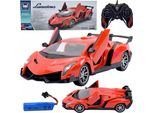 Lolex | Auto Rc Con Telecomando - Porte Aperte - Luci A Led - Auto Giocattolo Per Bambini