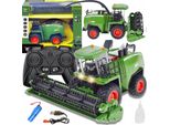 Lolex | Veicolo Agricolo Telecomandato - Mietitrebbia 1:24 - Con Luci E Suoni