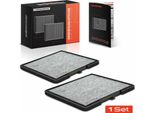 Frankberg 2X Filtro Aria Cabina Carbone Attivo Per Hyundai I10 Pa Kia Picanto Ba