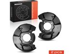 Frankberg 2X Piastra Di Ancoraggio Disco Freno Asse Anteriore Entrambi I Lati Per Toyota Land Cruiser Prado J12 2002-2010