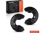 Frankberg 2X Piastra Di Ancoraggio Disco Freno Asse Anteriore Entrambi I Lati Per Tesla Model 5YJS Model X 5YJX 60D P90D