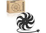 Frankberg 1X Radiatore Motore A Ventola Singola Senza Telaio Ventola Radiatore Vw Golf Iv 1J5 Bora 1J2 Seat Leon 1M1