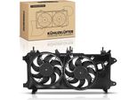 Frankberg 1X Radiatore Motore Doppia Ventola Con Telaio Ventola Radiatore Fiat Doblo 1.3 D Multijet 1.9L 2001-2010