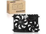 Frankberg 1X Radiatore Motore Doppia Ventola Con Telaio Ventola Radiatore Land Rover Freelander 2 L359 2.2L 2006-2014