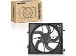 Frankberg 1X Radiatore Motore A Ventola Singola Con Telaio Ventola Radiatore Nissan Qashqai Ii X-Trail T32 1.2L-2.0L