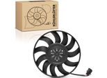 Frankberg 1X Ventola Di Raffreddamento Motore Singola Senza Telaio Ventola Radiatore Audi A8 4H2 4H8 4HC 4HL Q7 Van 4M Anno Dal 2011
