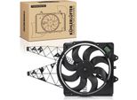 Frankberg 1X Radiatore Motore Monoventola Con Telaio Ventola Radiatore Fiat Grande Punto Van Punto 1.3L 1.4L