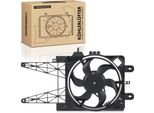 Frankberg 1X Radiatore Motore Monoventola Con Telaio Ventola Radiatore Fiat Punto 188 1.2L 1999-2012