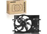 Frankberg 1X Radiatore Motore Monoventola Con Telaio Ventola Radiatore Fiat Punto Grande Punto 199 1.2L 1.4L