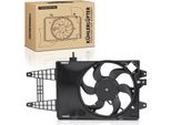 Frankberg 1X Radiatore Motore Monoventola Con Telaio Ventola Radiatore Fiat Punto Idea Lancia Musa Ypsilon 1.2L 1.4L
