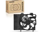 Frankberg 1X Radiatore Motore Monoventola Con Telaio Ventola Radiatore CitroëN C2 C3 C4 DS3 Opel Peugeot 207 208
