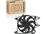 Frankberg 1X Radiatore Motore Monoventola Con Telaio Ventola Radiatore Renault Kangoo KC0/1 FC0/1 1.5L 1.9L