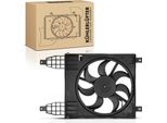 Frankberg 1X Radiatore Motore Ventola Singola Con Telaio Ventola Radiatore Chevrolet Aveo Kalos T250 T255 1.2L