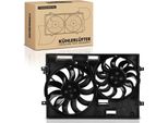 Frankberg 1X Radiatore Motore Doppia Ventola Con Telaio Ventola Radiatore Vw Golf 7 5G Passat Tiguan Audi A3 Q2 Q3