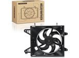 Frankberg 1X Radiatore Motore Monoventola Con Telaio Ventola Radiatore Fiat Brava 182 Marea 185 Multipla 1.6L