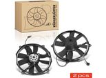 Frankberg 2X Ventola Di Raffreddamento Motore Per Mercedes-Benz W202 S202 W210 Clk C208 A208