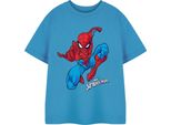 Spider-Man - Maglietta Da Ragazzo A Maniche Corte NS9302 (146-152) (Blu)