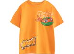 Teenage Mutant Ninja Turtles - Maglietta A Maniche Corte Da Bambino NS9101 (140) (Arancione)
