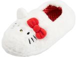 Hello Kitty - Pantofole Con Volto Di Personaggio Per Bambine NS9592 (33 Eu) (Bianco/Rosso)