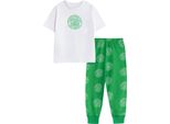 Celtic Fc - Pigiama Con Pantaloni Lunghi Per Ragazzi, A Maniche Corte NS9169 (116) (Bianco/Verde)