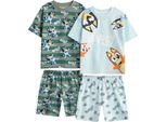 Bluey - Pigiama Con Pantaloncini Per Ragazzi (Confezione Da 2) NS9394 (92) (Colorato)