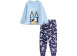 Bluey - Pigiama Con Pantaloni Lunghi Per Ragazzi, A Maniche Lunghe NS9177 (110) (Blu)