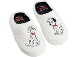101 Dalmati - Pantofole Per Donna NS9532 (38 Eu - 39 Eu) (Bianco)