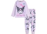 Hello Kitty - Pigiama Con Pantaloni Lunghi Per Bambina NS9399 (116) (Viola)
