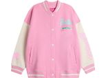 Barbie - Giacca Varsity "Dream Team"" (Stile College Americano) Per Bambina NS9251 (146-152) (Rosa)"