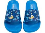 Sonic The Hedgehog - Sandalo Da Bagno Con Volto Di Personaggio Per Ragazzi NS9616 (28 Eu) (Blu)