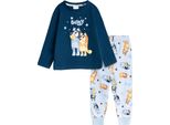 Bluey - Pigiama "Family"" Con Pantaloni Lunghi Per Bambini NS9488 (110) (Blu/Marino)"