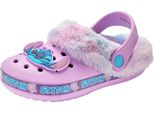 Lilo & Stitch - Zoccoli Per Ragazze, Foderati Di Pelliccia NS9502 (34 Eu) (Viola)