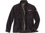 Atlas For Men - Giacca Di Jeans Da Uomo AF2451 (3XL) (Nero)