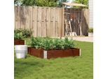 Maison Exclusive - Fioriera Da Giardino Marrone 100X100 Cm Legno Massello Di Pino