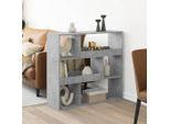 Maison Exclusive - Libreria Grigio Cemento 100X33X94,5 Cm In Truciolato