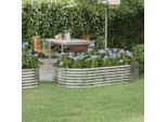 Maison Exclusive - Letto Giardino Acciaio Zincato 175X100X36Cm Argento