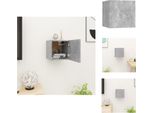 Vidaxl Mobile Tv A Parete Grigio Cemento 30,5X30X30 Cm - Mobili Tv