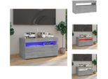 Vidaxl Mobile Tv Con Luci Led Grigio Sonoma 75X35X40 Cm - Mobili Tv
