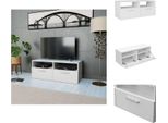 Vidaxl Mobile Tv In Legno 95X35X36 Cm Bianco - Mobili Tv