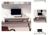Vidaxl Supporto Per Monitor Bianco 100X27X15 Cm In Legno Di Pino Massiccio - Mobili Tv
