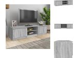 Vidaxl Mobile Tv Grigio Sonoma 140X40X35,5 Cm In Legno - Mobili Tv