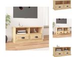 Mobile Tv Vidaxl Rovere Sonoma 93X35,5X45 Cm Materiale A Base Di Legno - Mobili Tv
