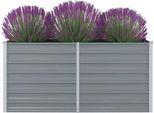 Maison Exclusive - Aiuola Rialzata 160 X 80 X 77 Cm Acciaio Zincato Grigio