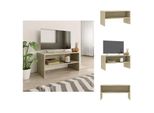 Mobile Tv Vidaxl Rovere Sonoma 80X40X40 Cm Materiale A Base Di Legno - Mobili Tv
