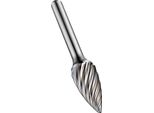 Fresa Spg Ø 12,7 Lunghezza Testa 25 Mm Gambo Ø 6 Dentatura In Metallo Duro Per Inox