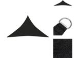 Vidaxl Tenda Da Sole 160 G/M² Nero 3X3X4,2 M Hdpe - Ombrelloni E Tende Da Sole